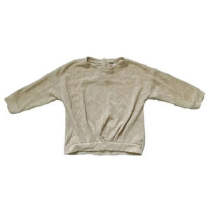 Zara | Marled Hi-Low Sweatshirt (6-9 mos)
